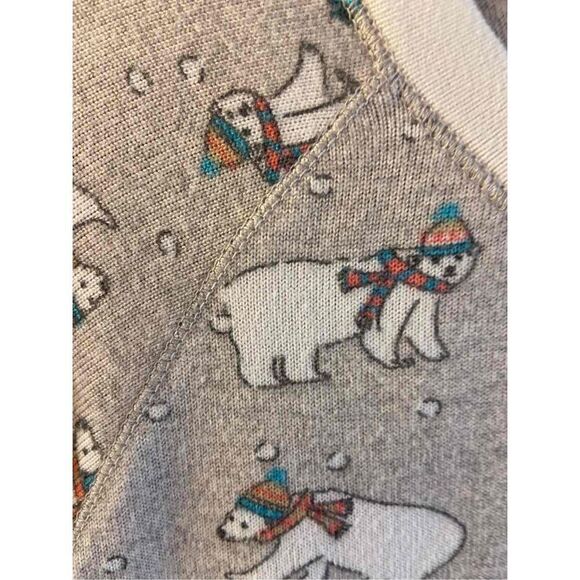 Cuddl duds polar bear pj  jogger set design Medium m Soft Material # 173… - Picture 2 of 5